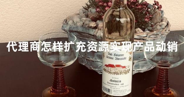 代理商怎样扩充资源实现产品动销