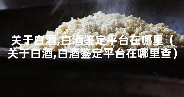 关于白酒,白酒鉴定平台在哪里（关于白酒,白酒鉴定平台在哪里查）