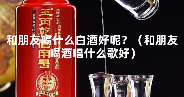 和朋友喝什么白酒好呢？（和朋友喝酒唱什么歌好）